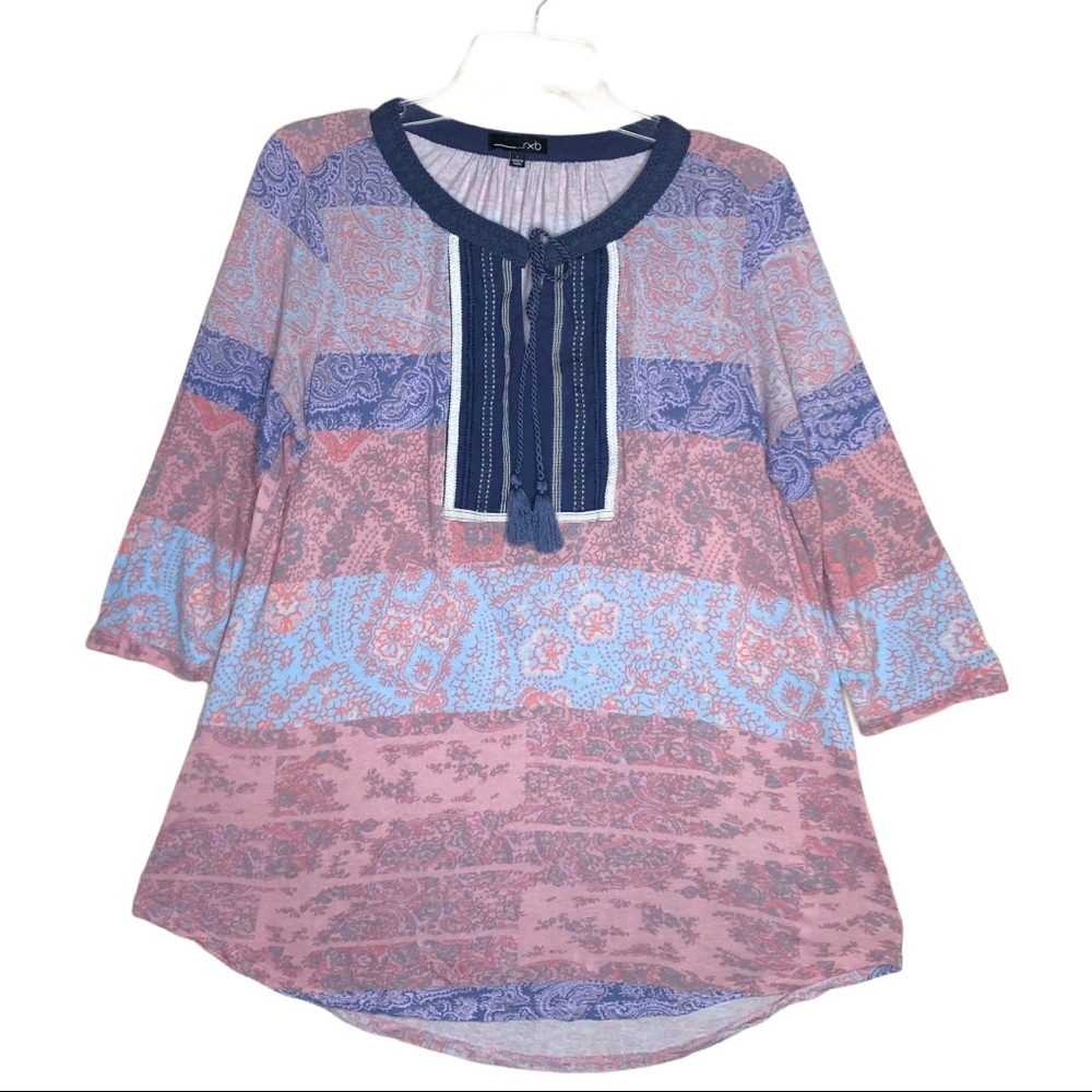 RXB 3/4 length sleeve tunic women’s Large